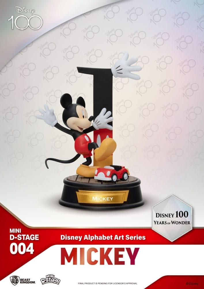 DISNEY 100TH - Disney Alphabet Art - Pack 6 Diorama Stage 10cm - 3