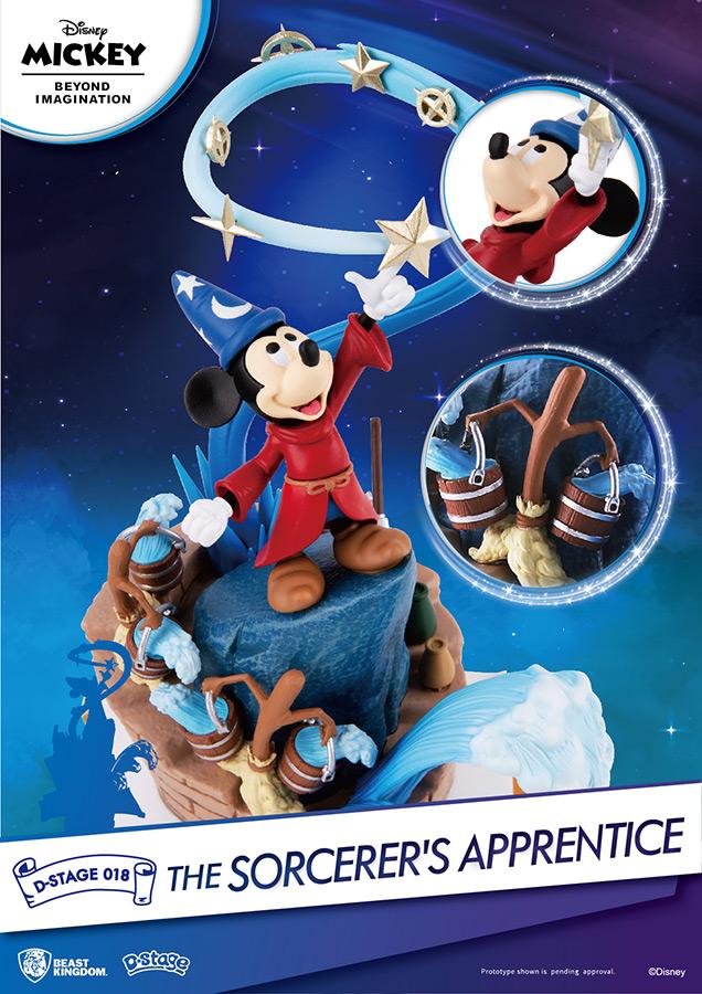 DISNEY - Mickey Sorcerer Apprentice - D-Stage 16cm - 2