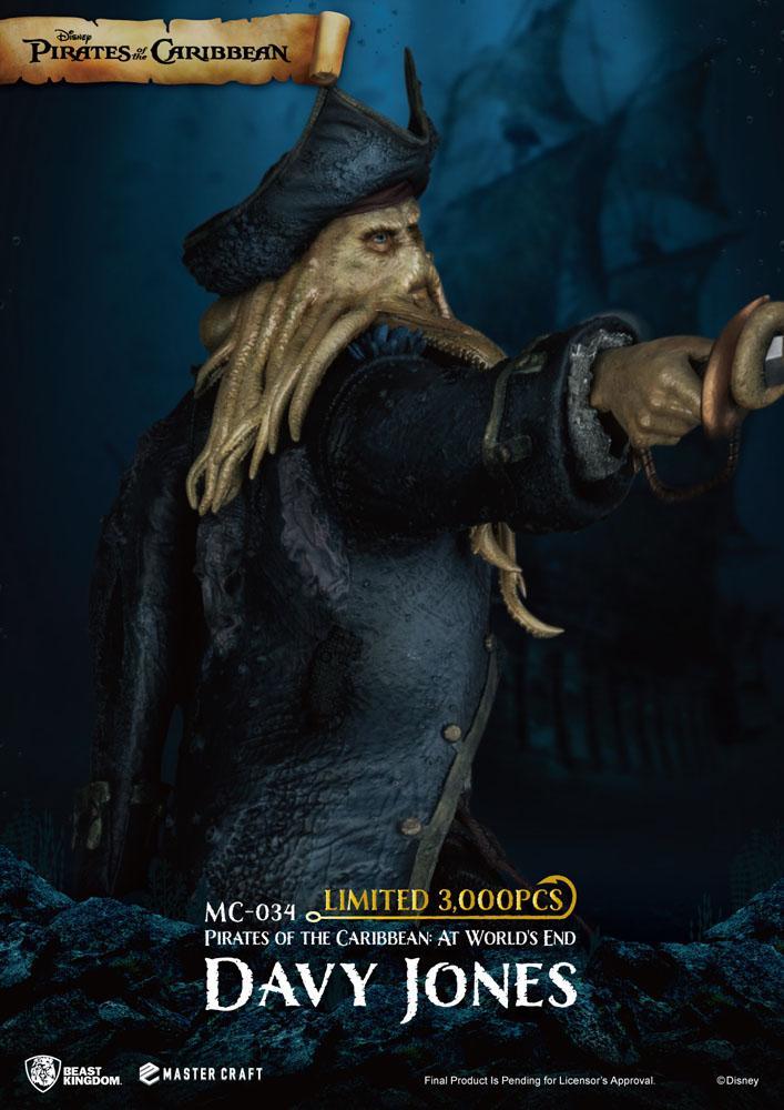 PIRATES OF THE CARIBBEAN -  Davy Jones - Statue Master Craft 42cm - 5
