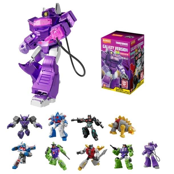 TRANSFORMERS - Galaxy Version 04 - Model Kit Blokees Display 9 pc - 2