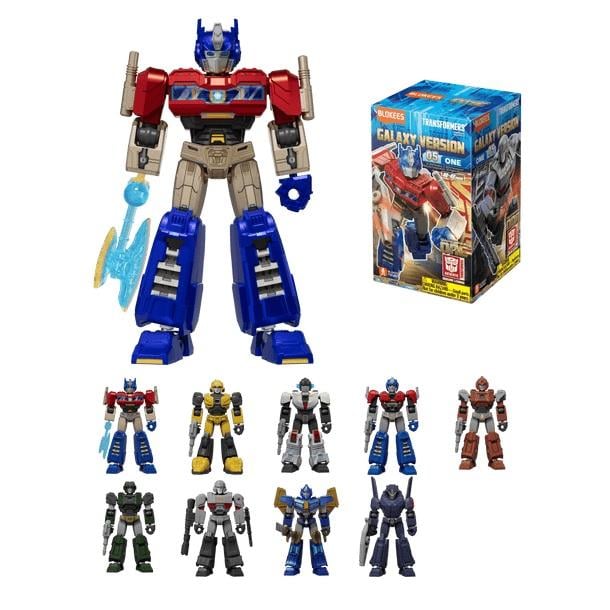 TRANSFORMERS - Galaxy Version 05 - Model Kit Blokees Display 9 pc - 2