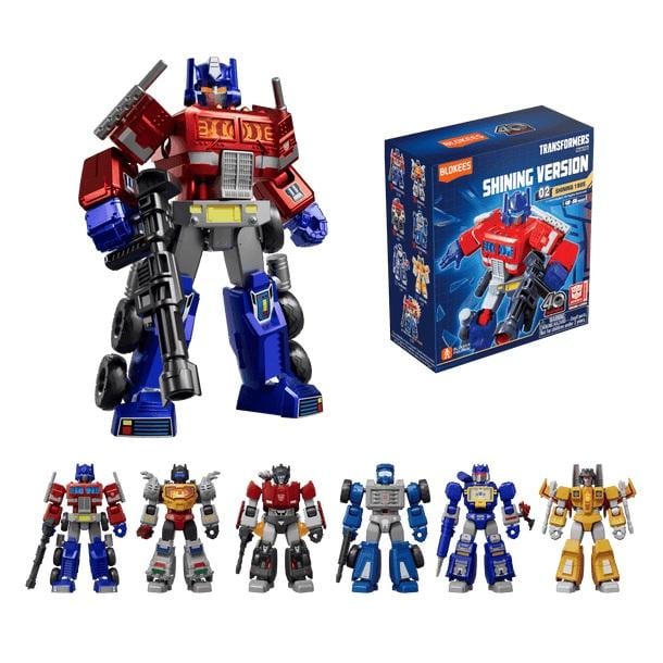 TRANSFORMERS - Shining Version 02 - Model Kit Blokees Display 6 pc - 2