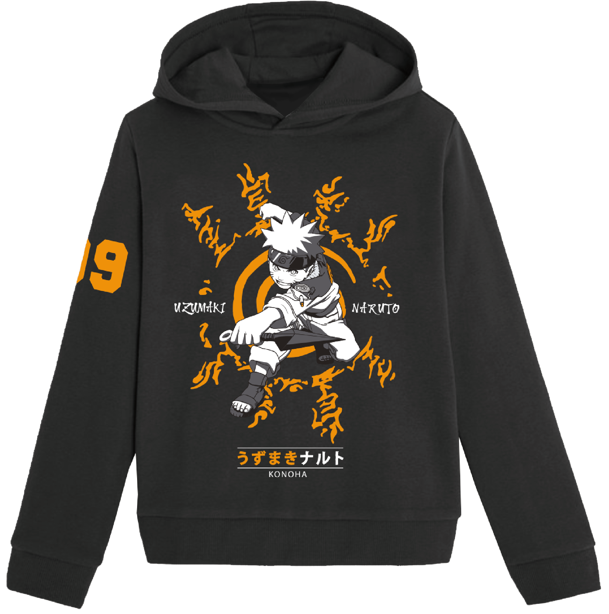 NARUTO - Naruto - Sweat-Shirt Enfant (12 Ans) : : Pull à  capuche Cotton Division Naruto