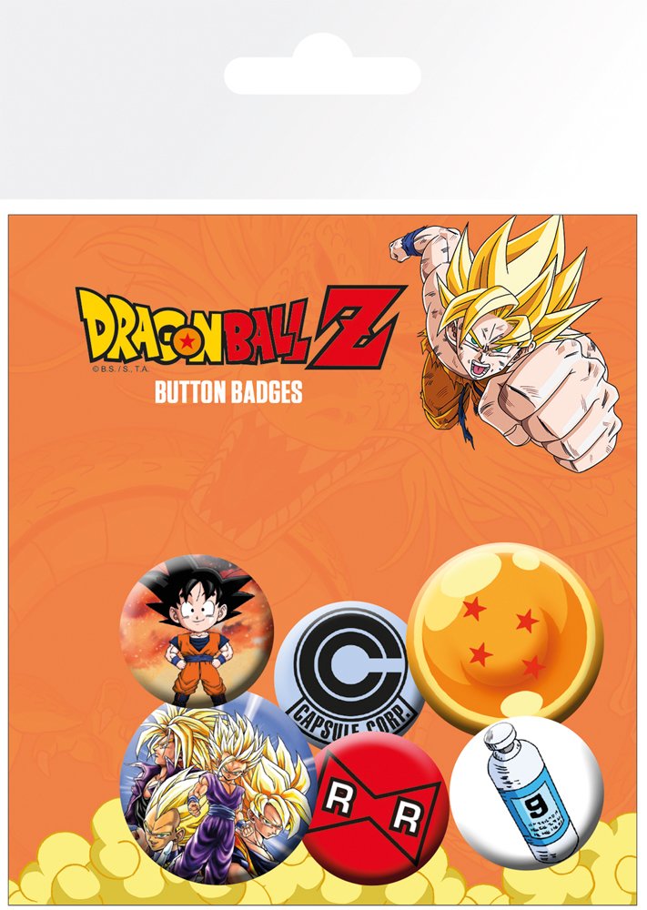 Dragonball Z Character Logos Crew Socken - 5 Paar Set, Für Herren & Damen