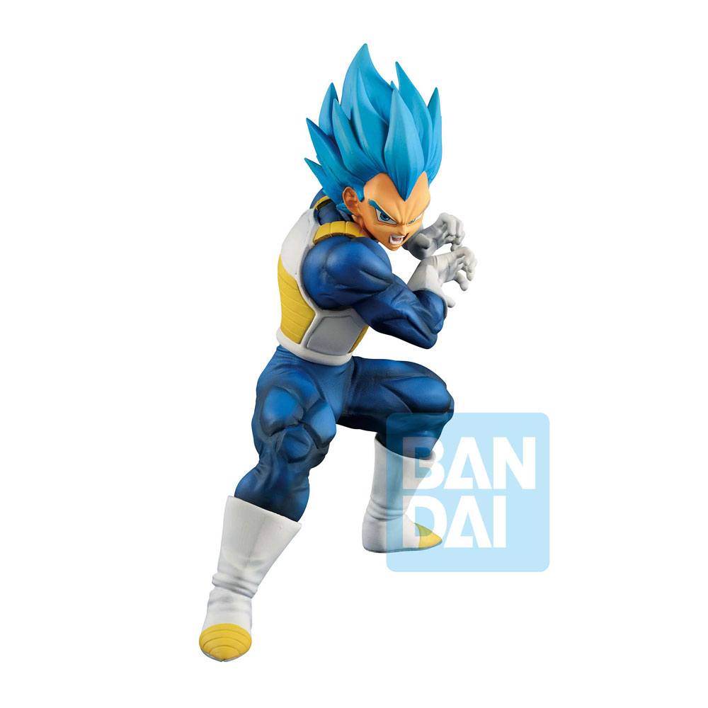 Figurine DBZ - Son Goku & Vegeta Super Sayan s God Ichibansho 20cm