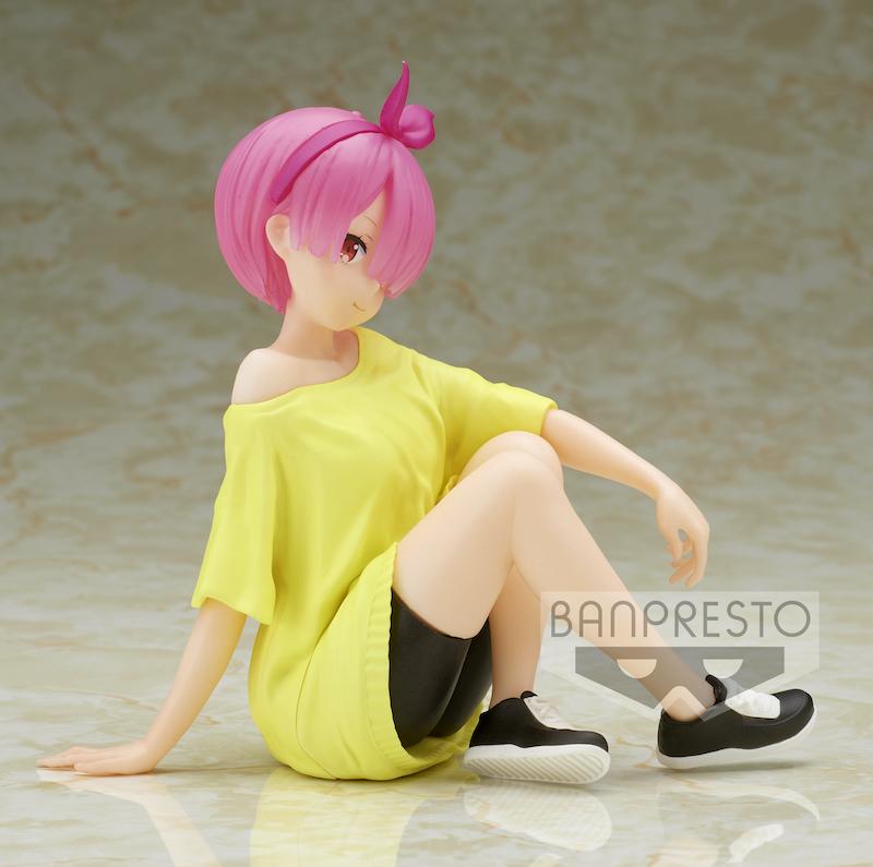 RE:ZERO - Ram - Relax Time - Figurine 14cm - 3