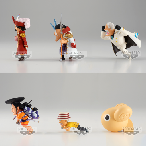ONE PIECE-WCF The great pirates 100 landscape -Assort. 12 Figurine 7cm - 2