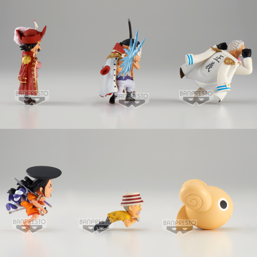 ONE PIECE-WCF The great pirates 100 landscape -Assort. 12 Figurine 7cm - 3