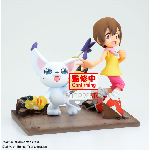 DIGIMON - Hikari & Tailmon - Figurine DXF-Adventure Archives 12cm