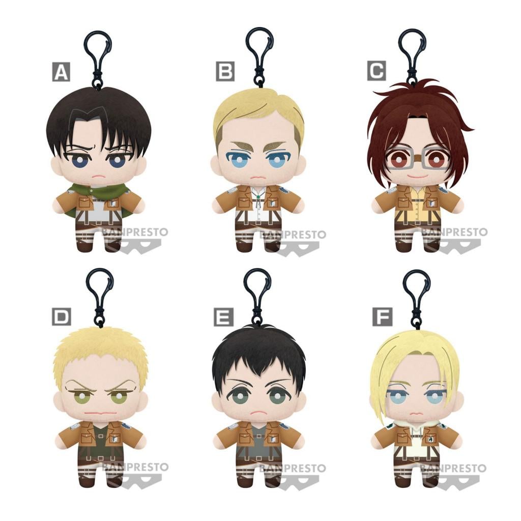 L'ATTAQUE DES TITANS - Tomonui Plush Series 2 - Assort. 9 Peluche 15cm - 2