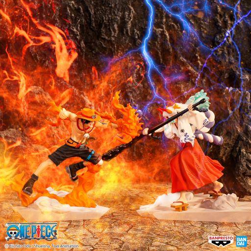 ONE PIECE - Portgas.D.ACE - Figurine Senkozekkei 9cm 1/2 - 6