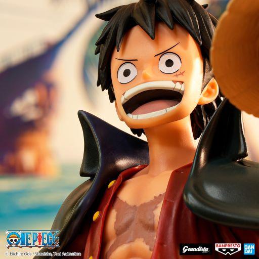 ONE PIECE - Monkey .D.Luffy - Figurine Grandista Nero 27cm - 6