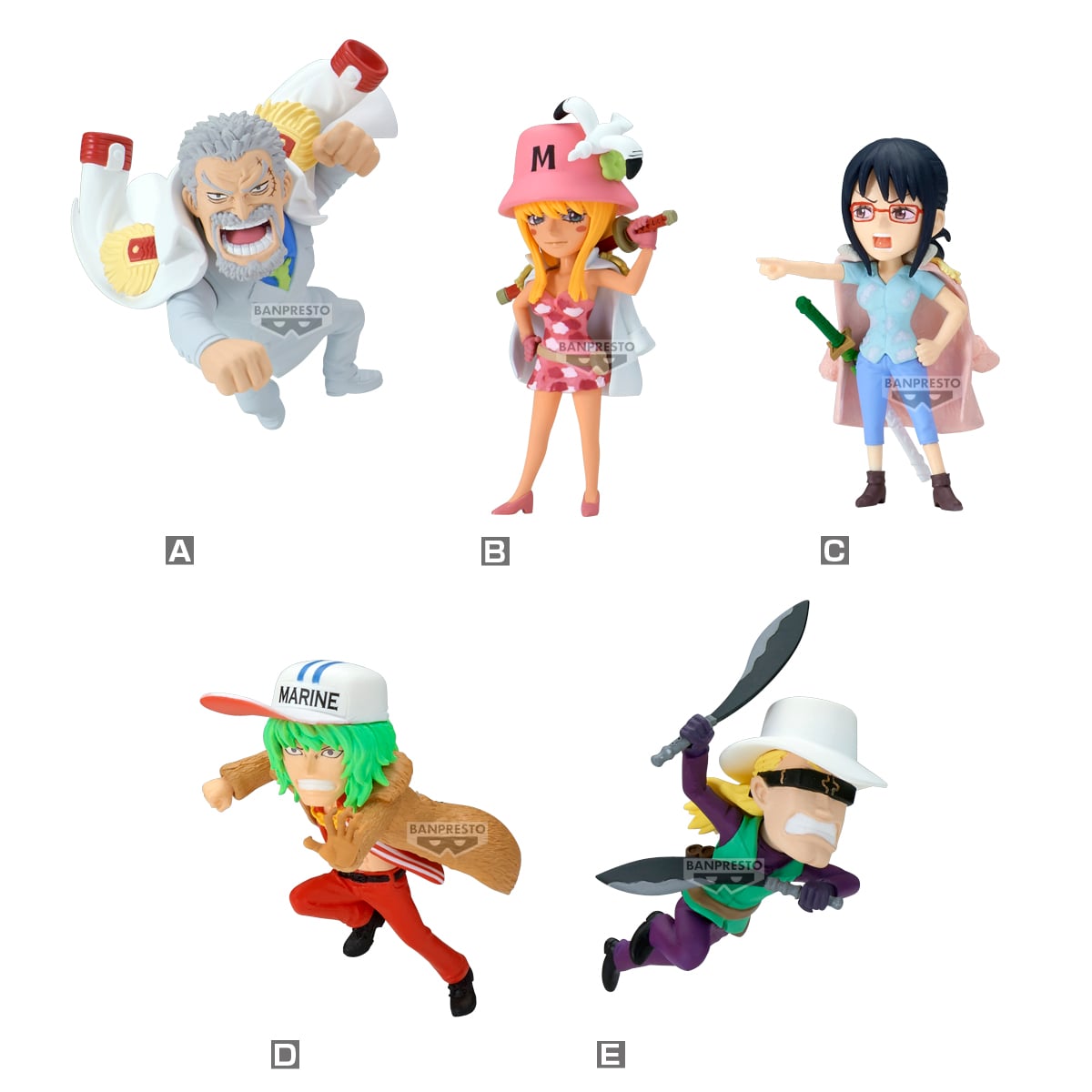 ONE PIECE - WCF Egg Head - Assortiments 12 Figurine 7cm