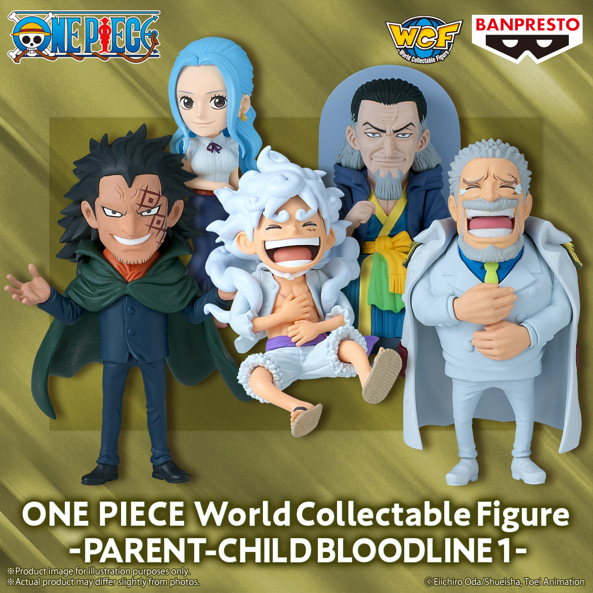 ONE PIECE - WCF Parent child bloodline 1 -Assortiments 12 Figurine 7cm