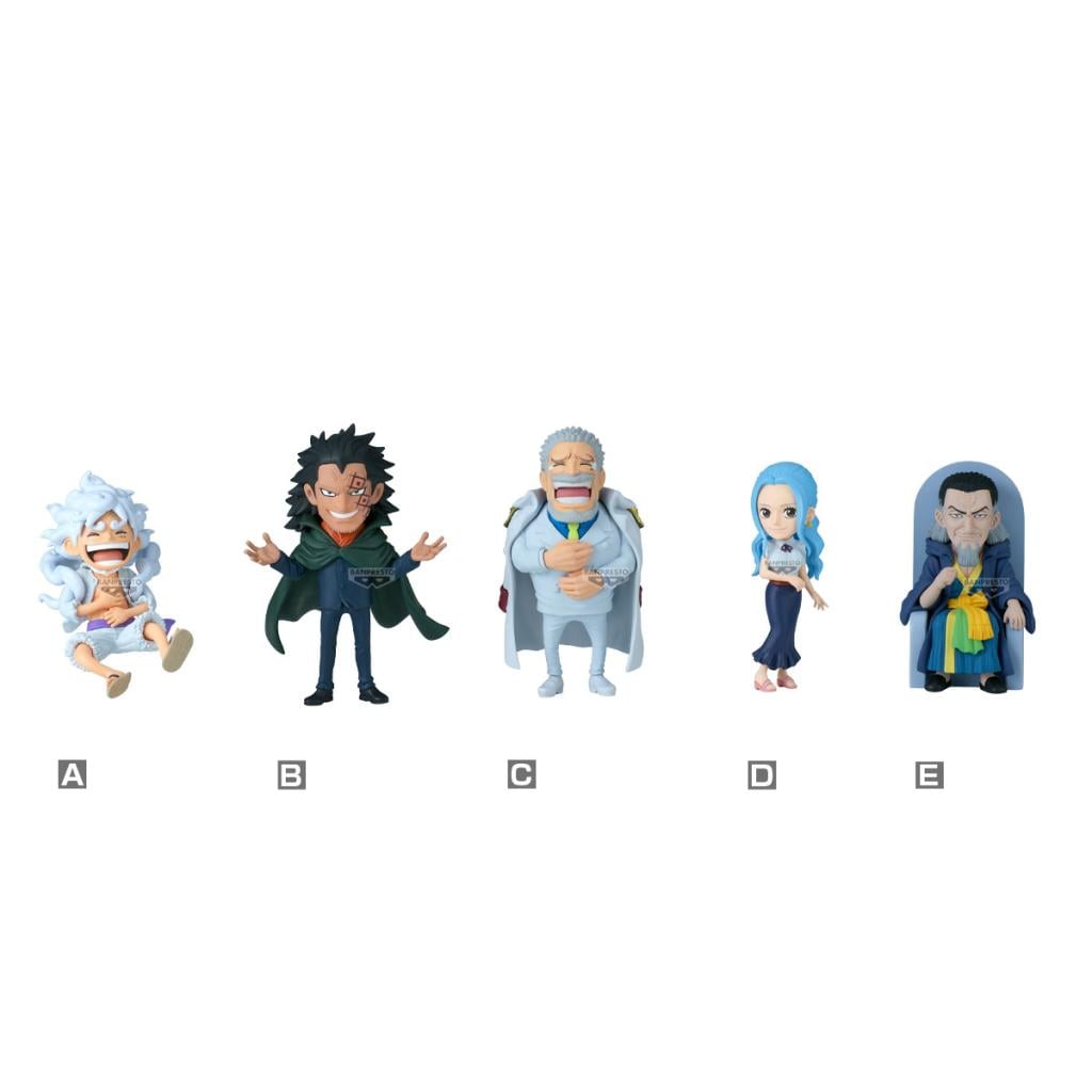 ONE PIECE WORLD COLLECTIBLE FIGURES - PARENT AND CHILD BLOODLINE I COMPLETE SET OF 5 TYPES