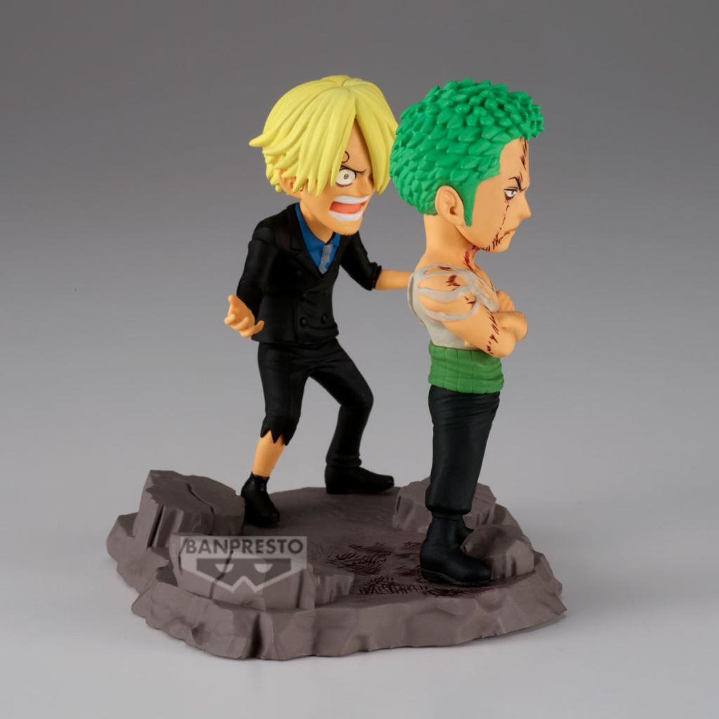 ONE PIECE - Roronoa Zoro & Sanji - Figure WCF Log Stories 8cm - 3