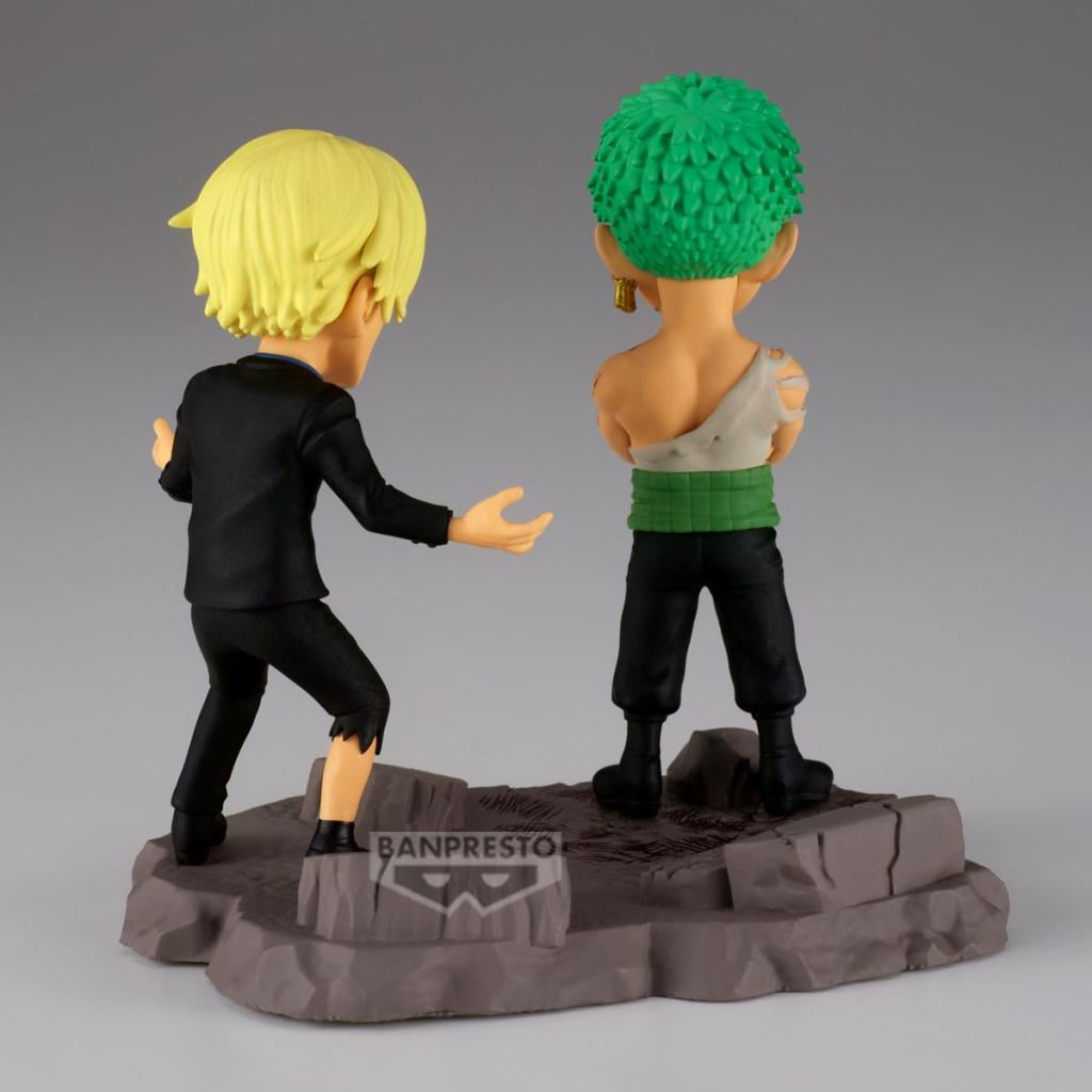 ONE PIECE - Roronoa Zoro & Sanji - Figure WCF Log Stories 8cm - 4