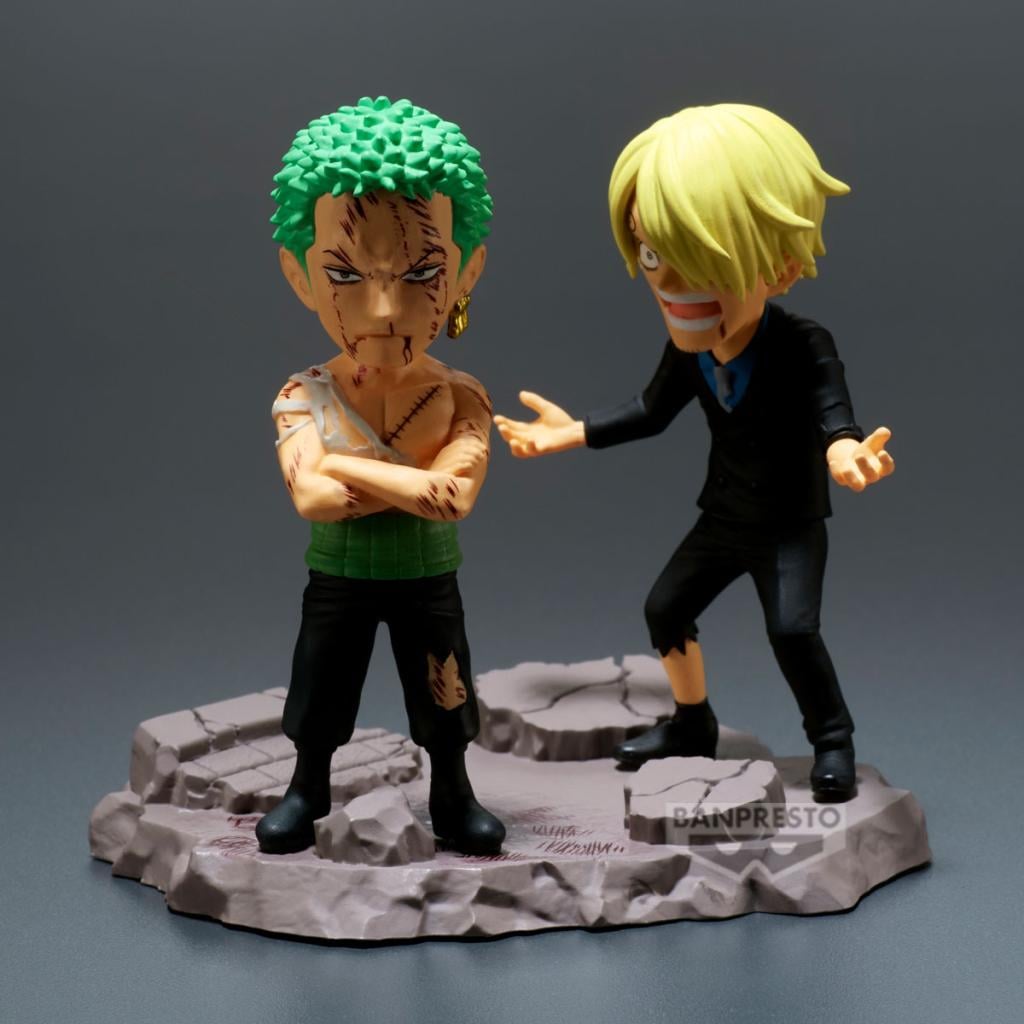 ONE PIECE - Roronoa Zoro & Sanji - Figure WCF Log Stories 8cm - 6