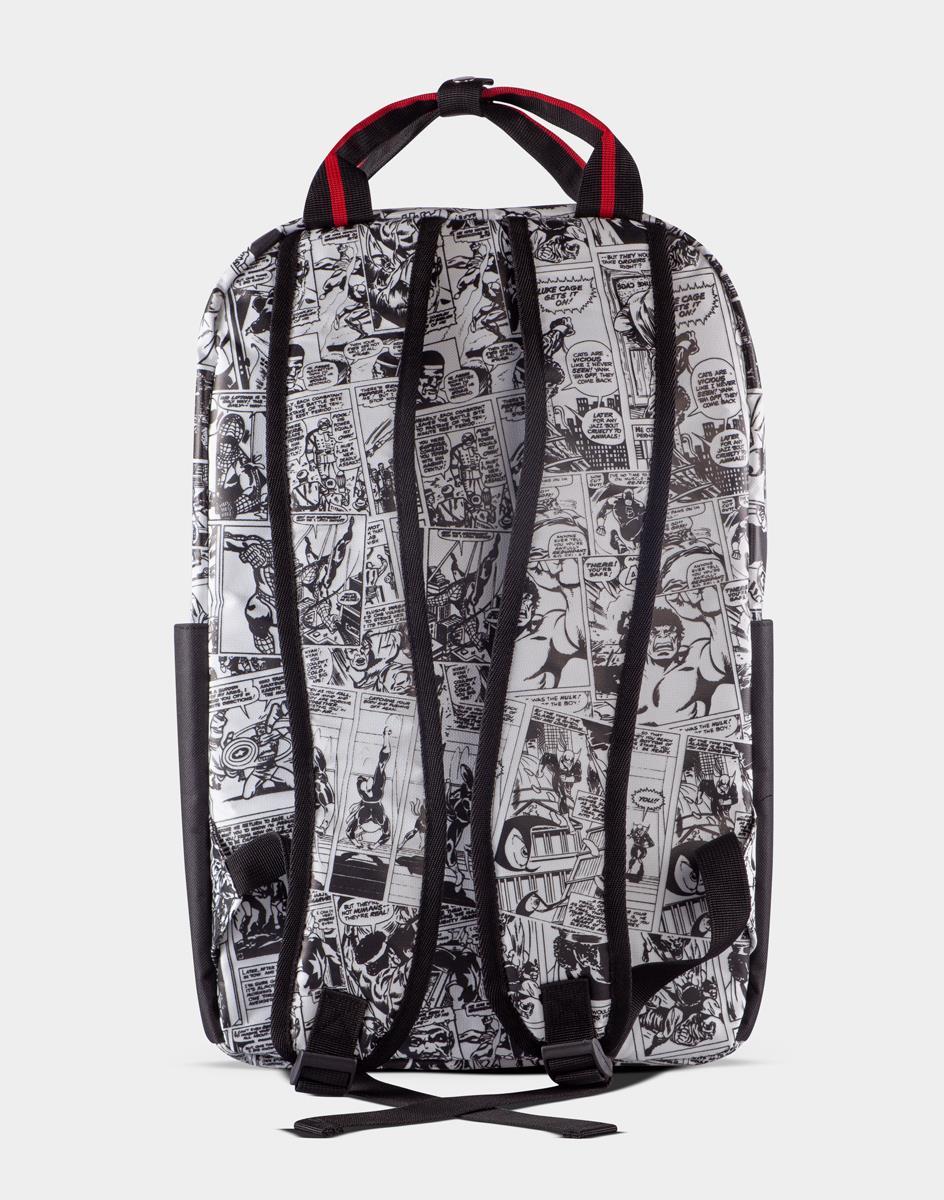 Difuzed Marvel Avengers Infinity War Backpack – Grey Unisex School Bag, Spacious Compartment, Adjustable Straps