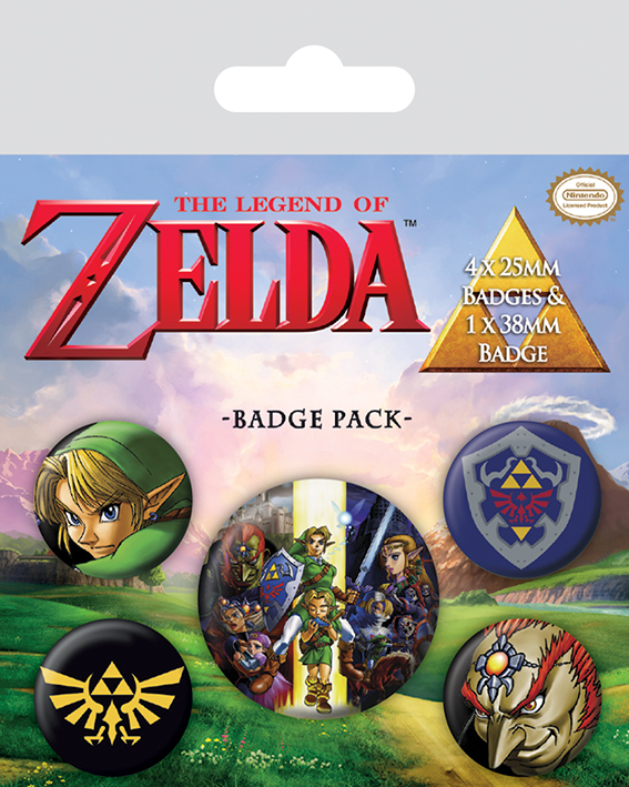 ZELDA - Pack 5 Badges - The Legend of Zelda_IMAGE_1