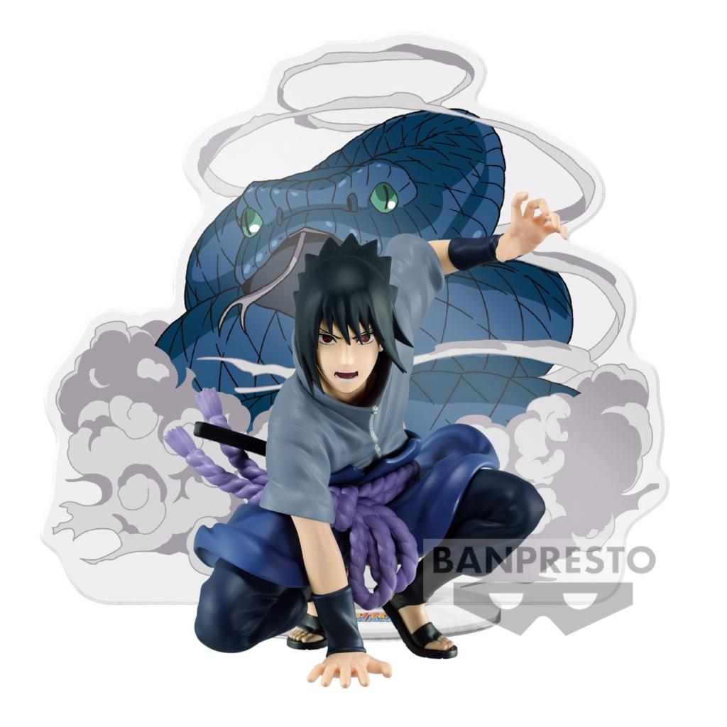 NARUTO SHIPPUDEN - Uchiha Sasuke - Figurine Panel Spectacle 9cm - 4