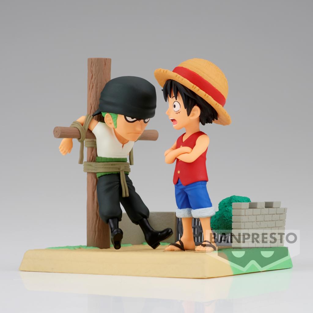 ONE PIECE - Luffy & Zoro - Figurine WCF-Log Stories 7cm - 3