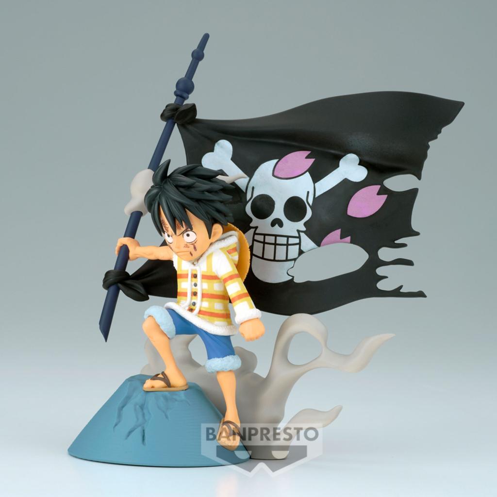ONE PIECE - Monkey D. Luffy - Figurine WCF-Log Stories 8cm - 5
