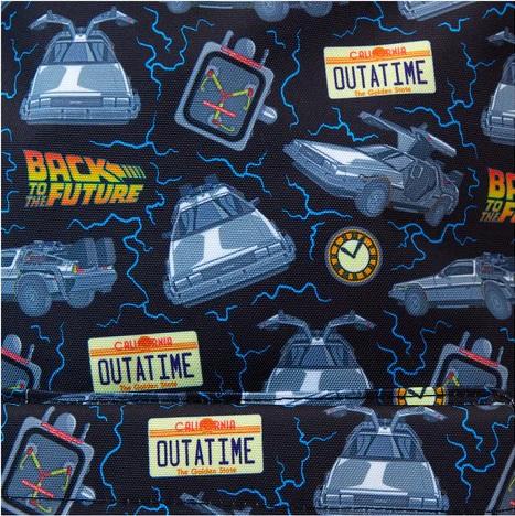 BACK TO THE FUTURE - 40th Anniversary - Nylon Backpack LoungeFly - 4