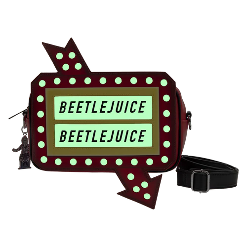 BEETLEJUICE - Graveyard sign - Sac Bandoulière LoungeFly - 3