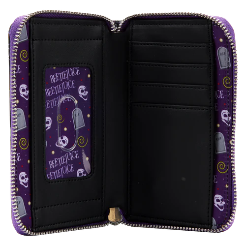 WARNER BROS - Beetlejuice - Portefeuille LoungeFly 