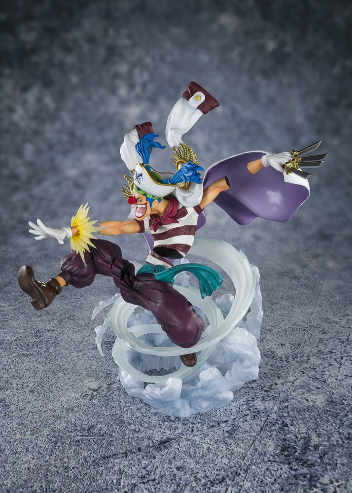 ONE PIECE Buggy Marineford Statue FiguartsZERO 19cm Figurines Bandai