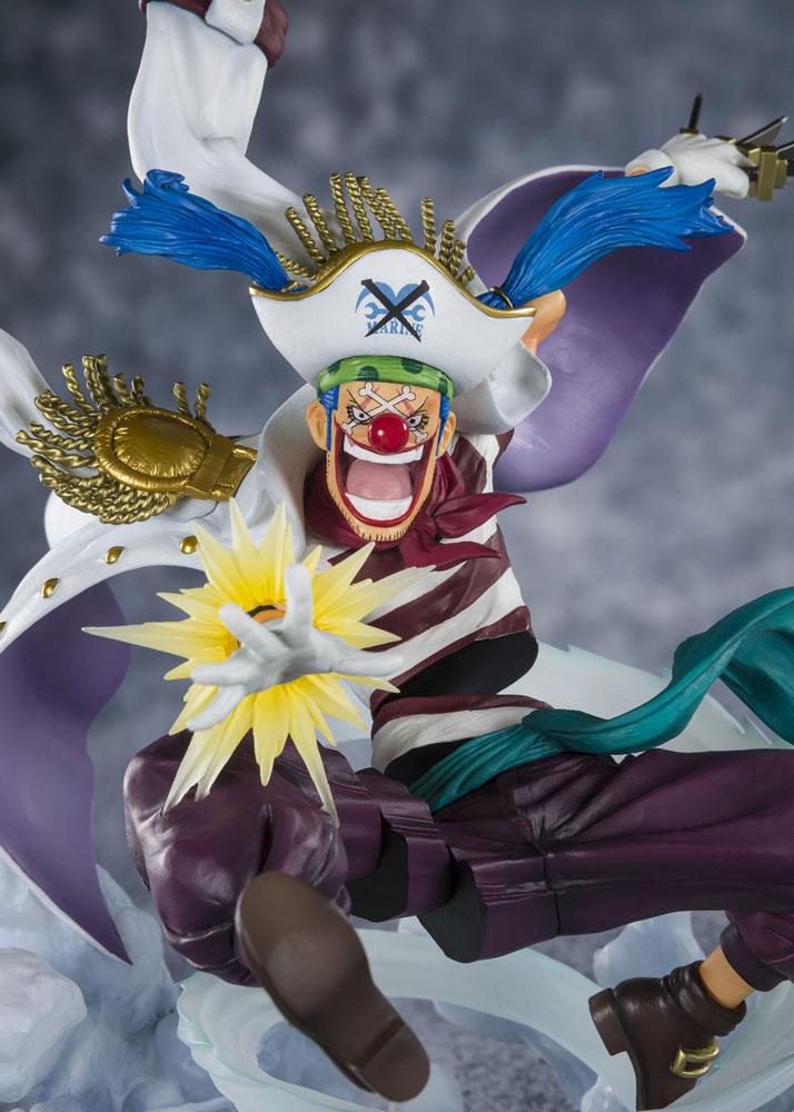ONE PIECE Buggy Marineford Statue FiguartsZERO 19cm Figurines Bandai