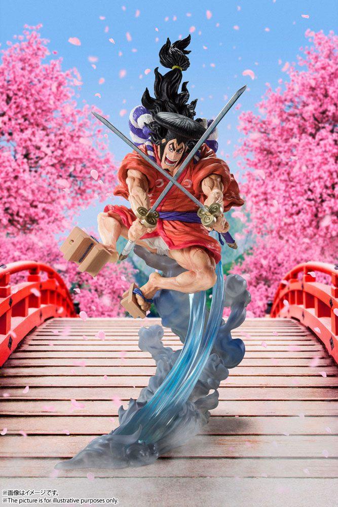Bandai Figuarts Zero - Kozuki Oden (One Piece) – Statua 30cm Con Effetti Speciali