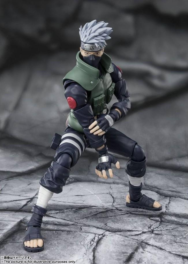 NARUTO SHIPPUDEN - Kakashi Hatake - Figurine S.H. Figuarts 16cm - 6