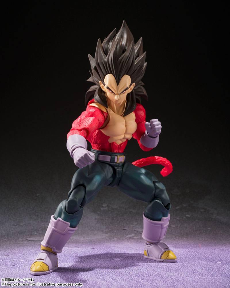 Figurine S.H. Figuarts Vegeta Super Saiyan 4 Dragon Ball GT - 13 Cm - Articulée Avec Accessoires - Bandai