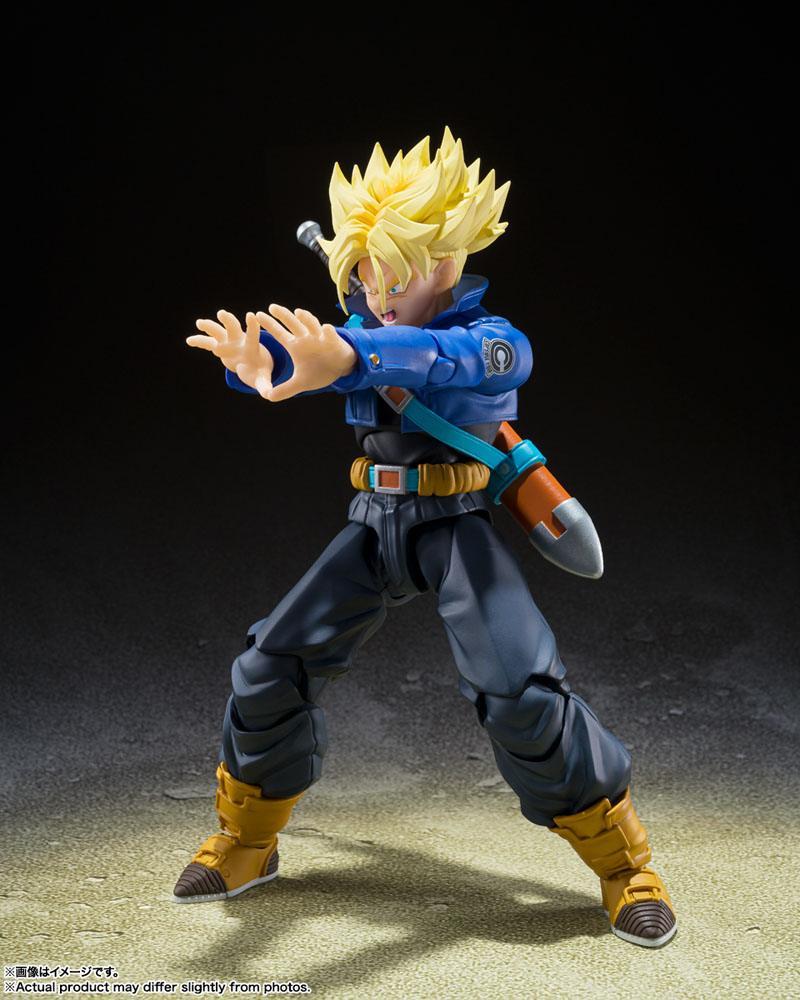 DRAGON BALL Z - Super Sayan Trunks - Figurine S.H. Figuarts 15cm - 3