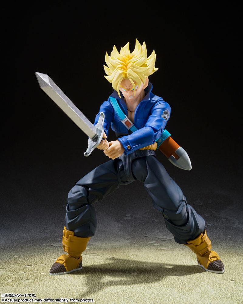DRAGON BALL Z - Super Sayan Trunks - Figurine S.H. Figuarts 15cm - 4