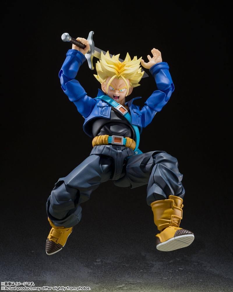 DRAGON BALL Z - Super Sayan Trunks - Figurine S.H. Figuarts 15cm - 5