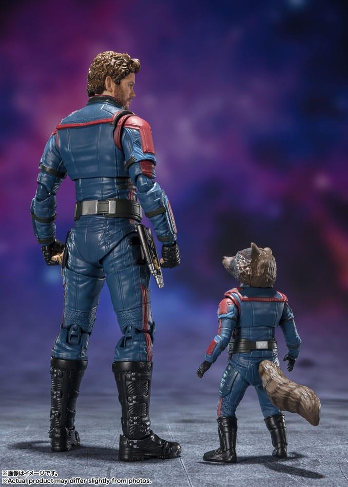 GOTG 3 - Star-Lord & Rocket Raccoon - Figurine S.H. Figuarts 6-15cm - 3