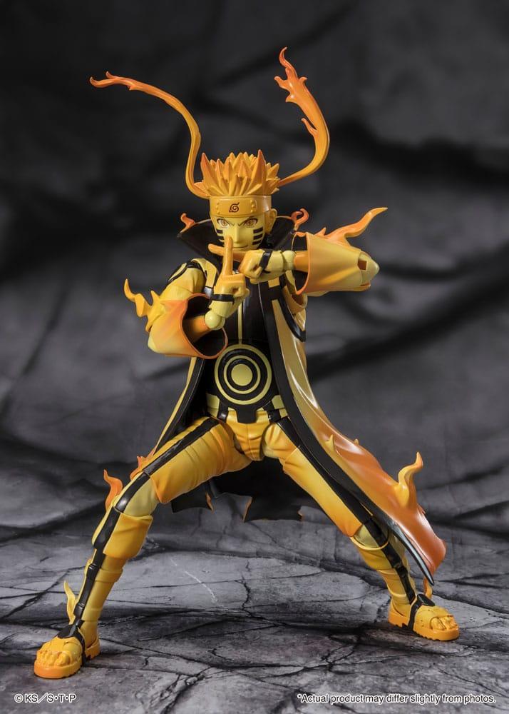 NARUTO - Naruto (Kurama Link Mode) - Figurine S.H. Figuarts 15cm - 5