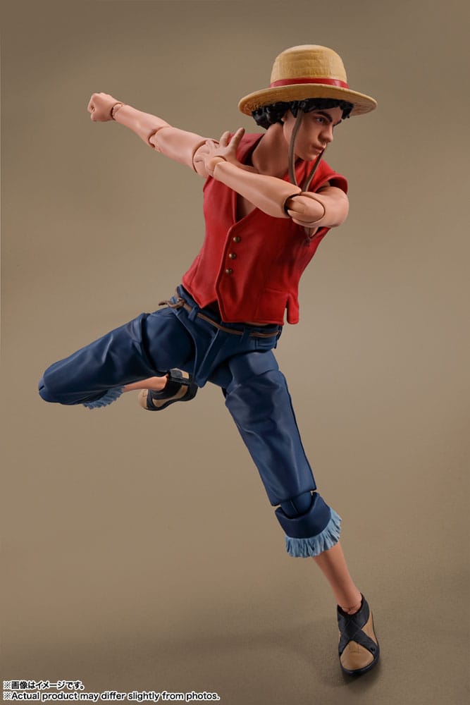 ONE PIECE NETFLIX - Monkey D.Luffy - Figurine S.H. Figuarts 14cm :  : Figurine Bandai Tamashii Nations One Piece