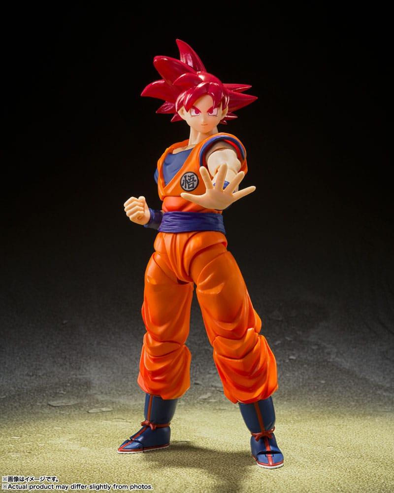 DRAGON BALL SUPER - SSG Goku God of Virtue - Fig. S.H. Figuarts 14cm - 2