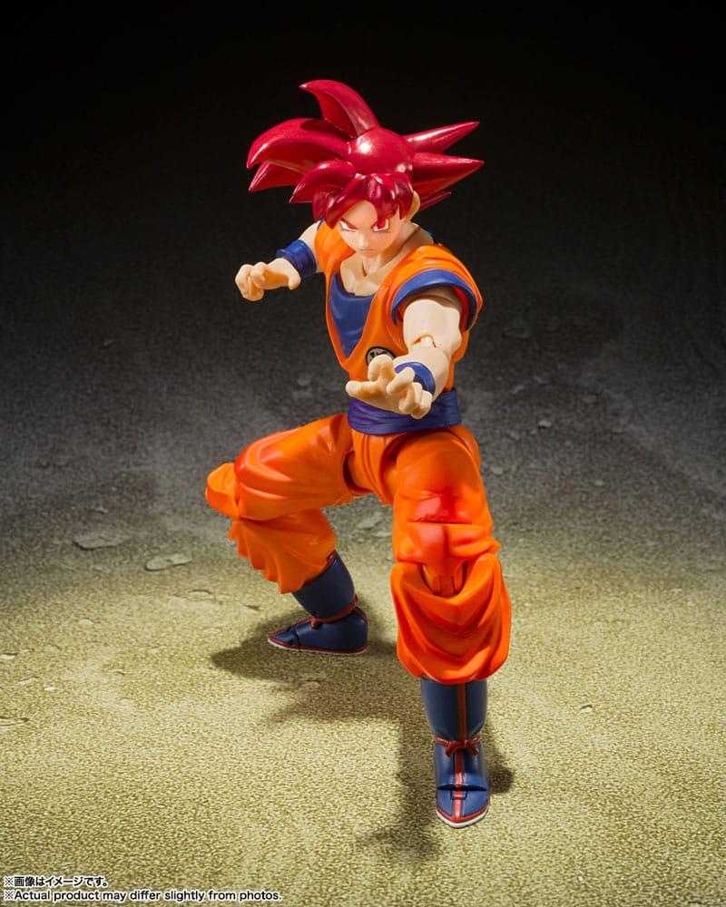 DRAGON BALL SUPER - SSG Goku God of Virtue - Fig. S.H. Figuarts 14cm - 3