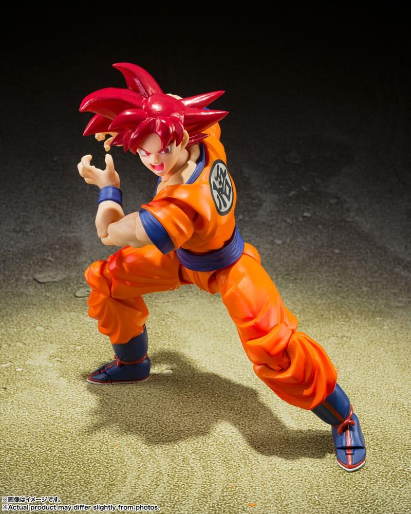 DRAGON BALL SUPER - SSG Goku God of Virtue - Fig. S.H. Figuarts 14cm - 4