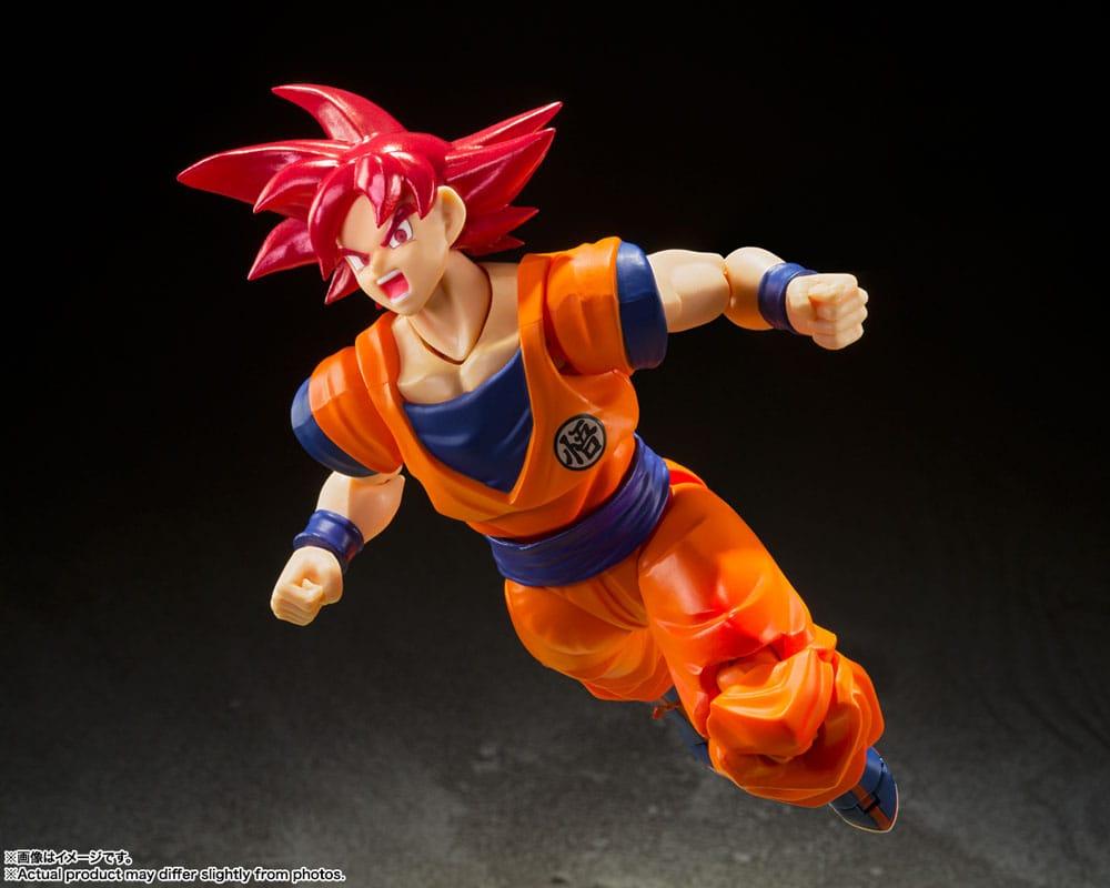 DRAGON BALL SUPER - SSG Goku God of Virtue - Fig. S.H. Figuarts 14cm - 5