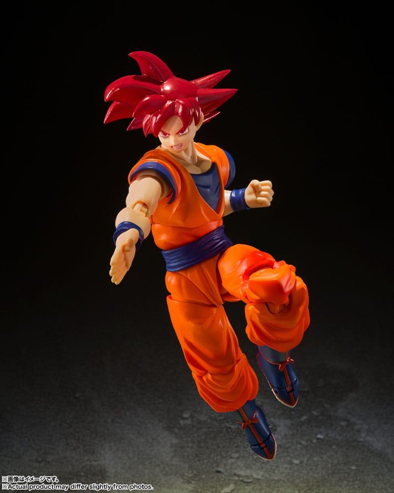 DRAGON BALL SUPER - SSG Goku God of Virtue - Fig. S.H. Figuarts 14cm - 6