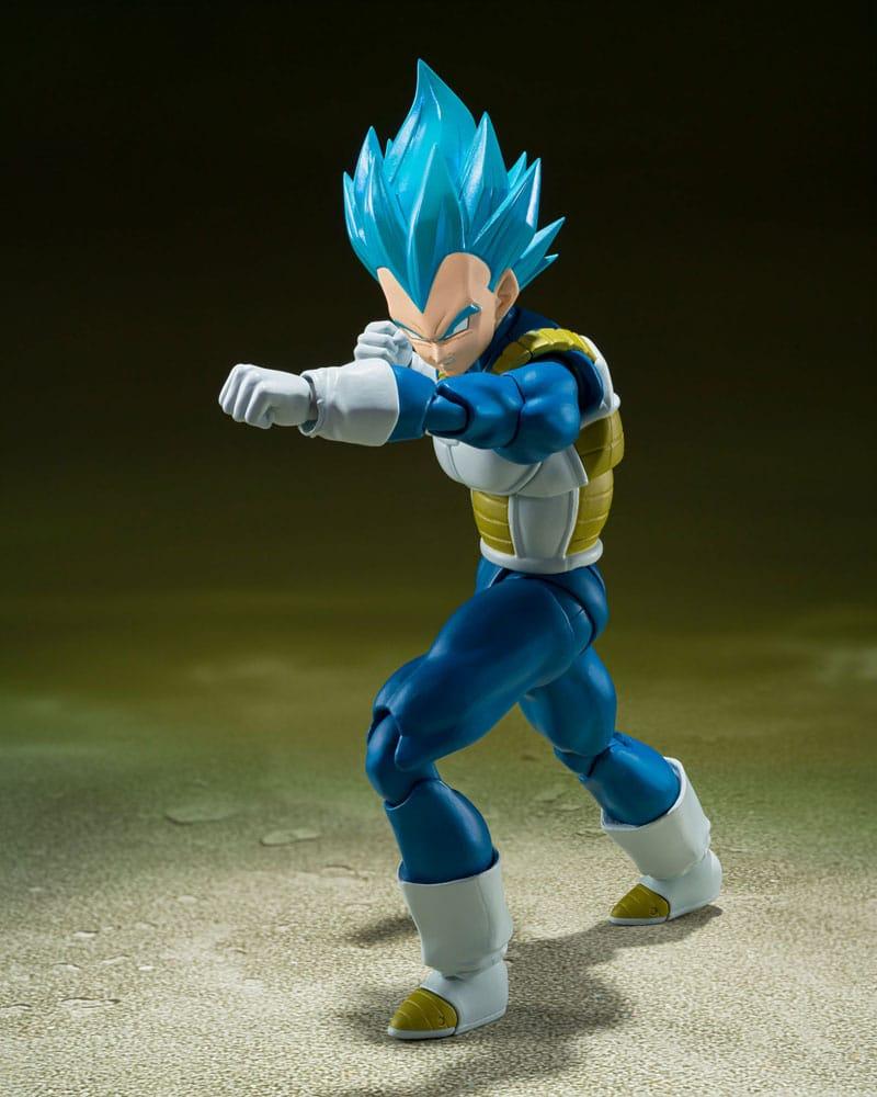 DRAGON BALL SUPER - SSGSS Vegeta - Figurine S.H. Figuarts 14cm - 3