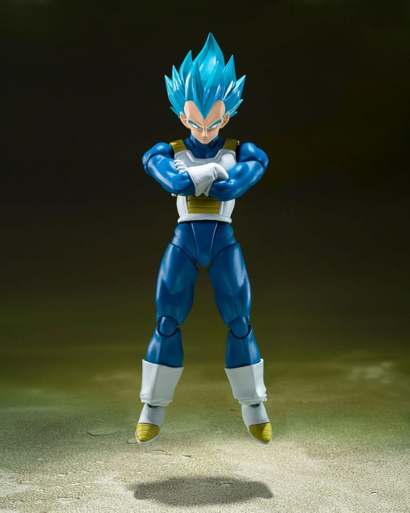 DRAGON BALL SUPER - SSGSS Vegeta - Figurine S.H. Figuarts 14cm - 4