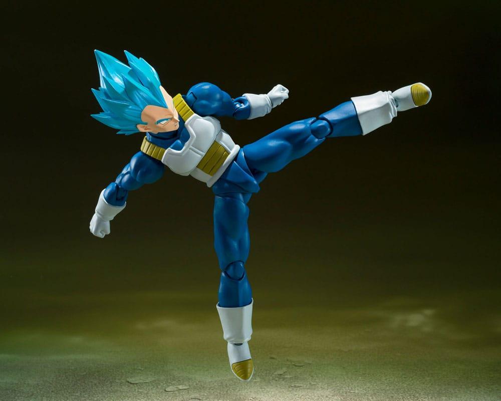 DRAGON BALL SUPER - SSGSS Vegeta - Figurine S.H. Figuarts 14cm - 5
