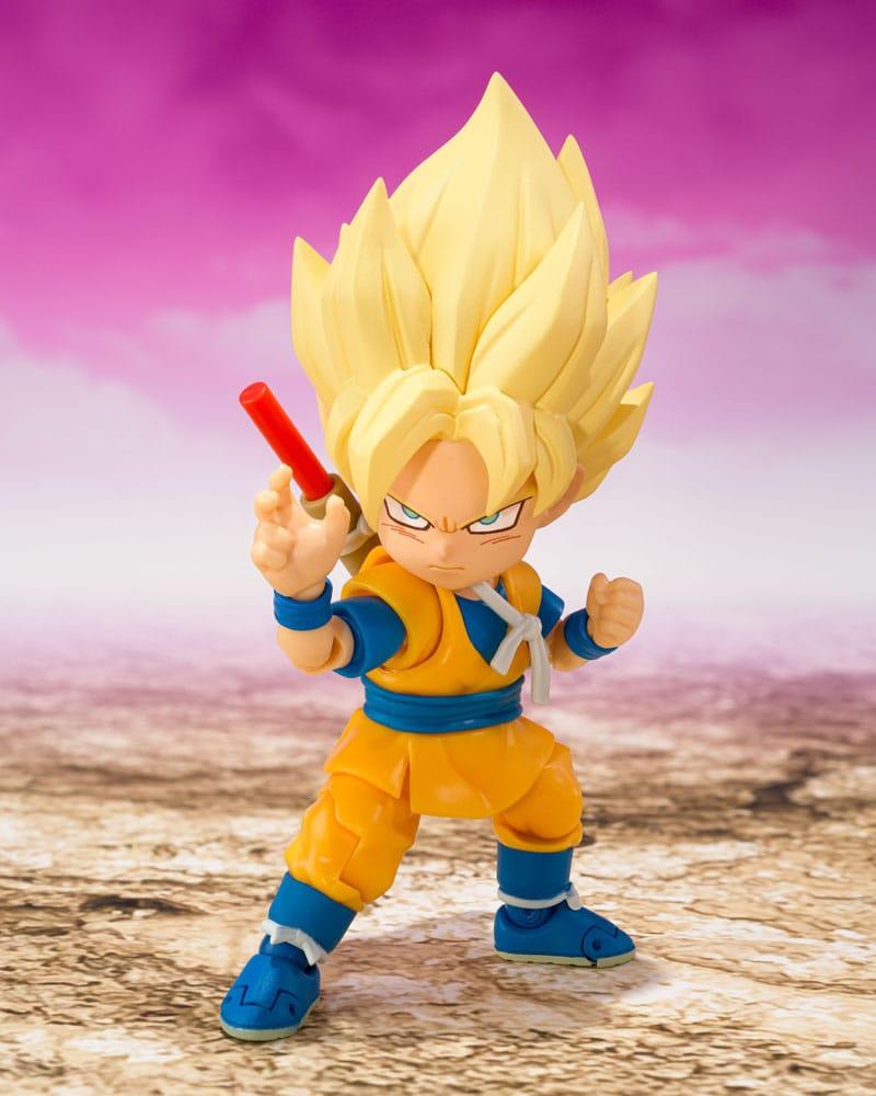 DRAGON BALL DAIMA - Super Saiyan Mini Son Goku -Fig. S.H. Figuarts 7cm - 2